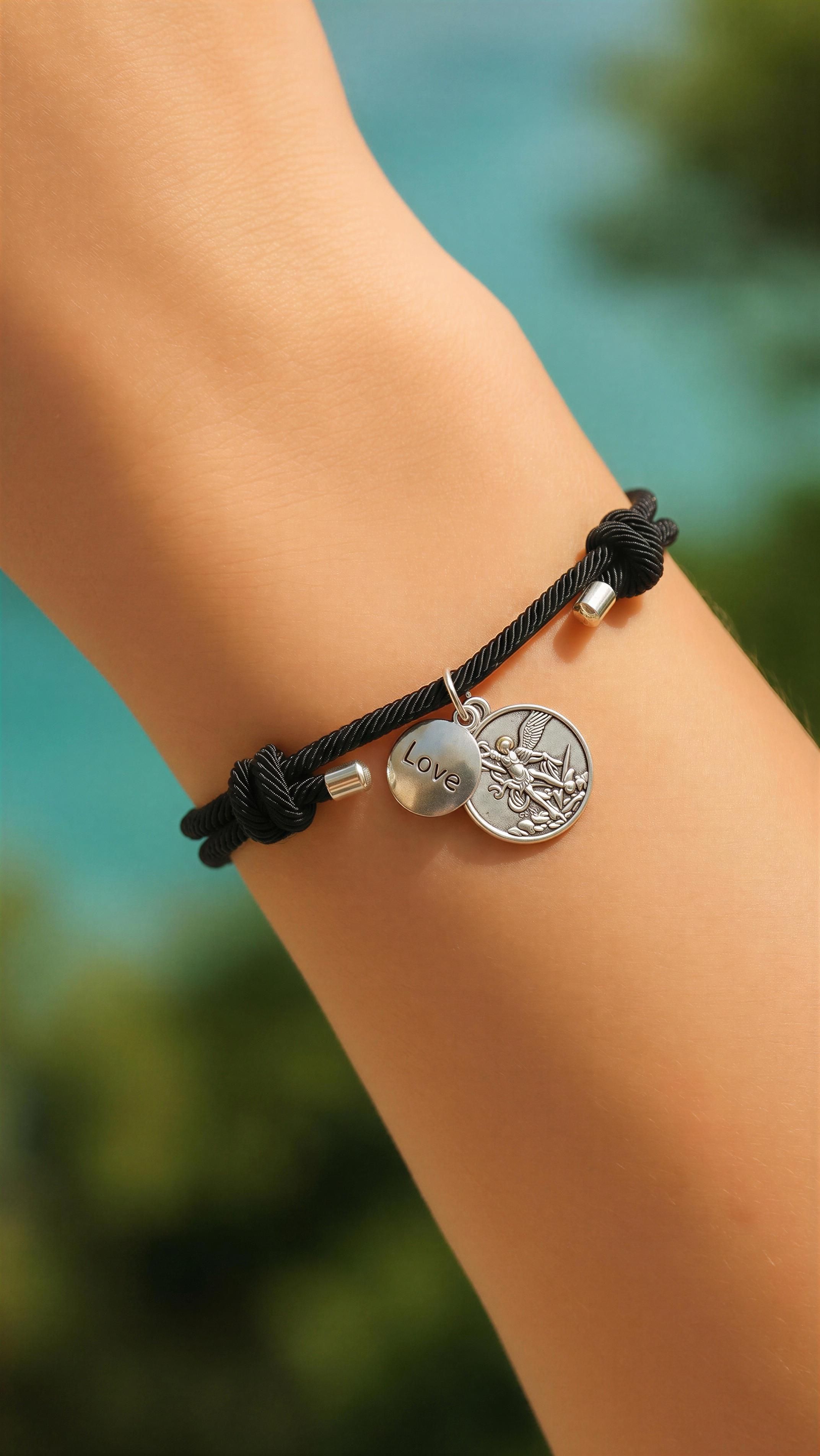 Inspirational Adjustable Cord Bracelet